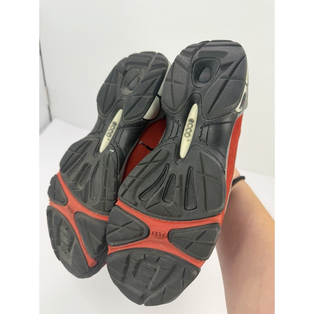 Ecco Women's Receptor Shoes Black & Red Gryphon Us Size 6.5 Zip Front - Picture 6 of 9
